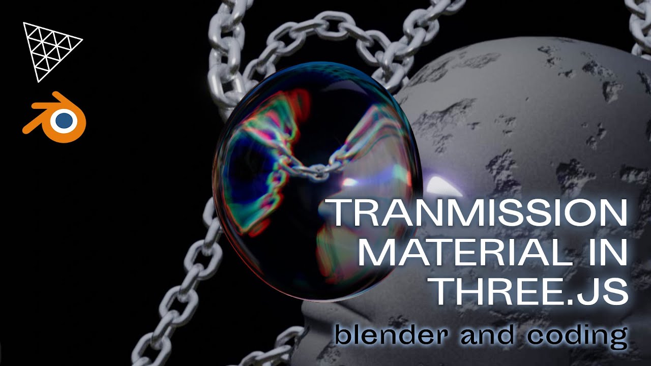 THREE.JS CUSTOM TRANSMISSION MATERIAL TUTORIAL | THREE.JS BASICS | SPEEDCODE