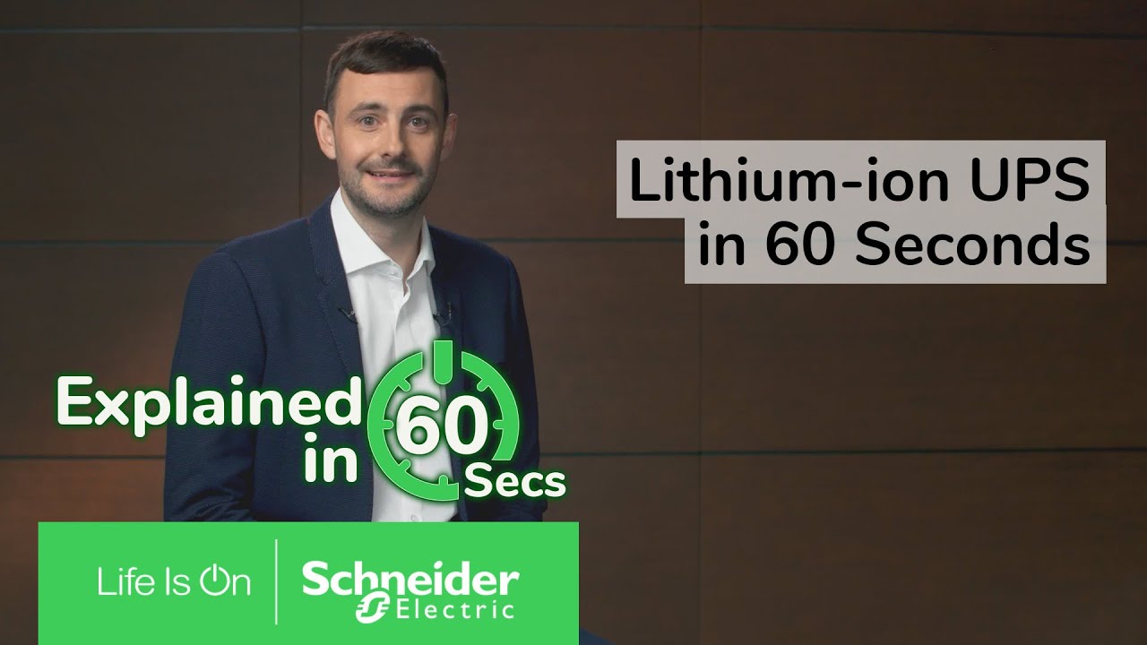 Lithium-ion UPS is a smart choice