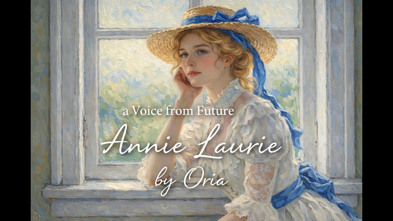 Annie Laurie: A Timeless Scottish Love  in Renoir’s Garden AI Popera by Oria #AnnieLaurie, #Renoir