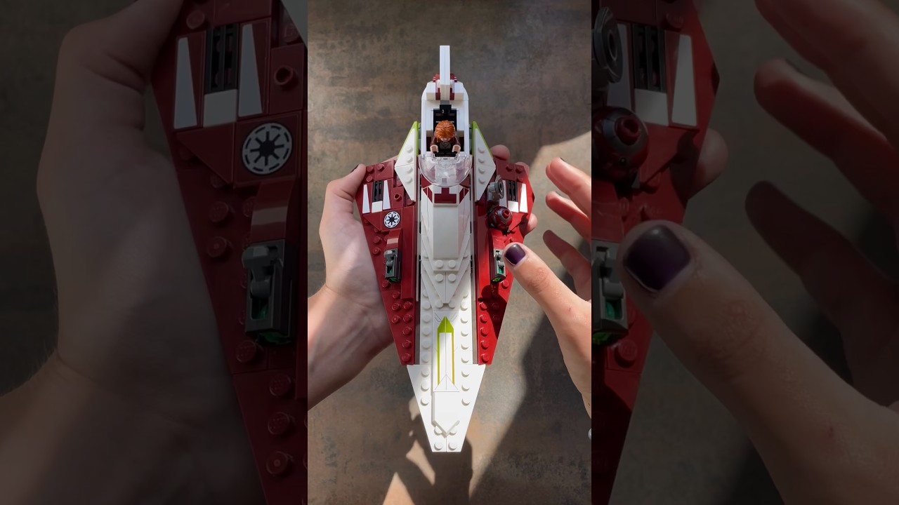 Obi Wan Kenobi&rsquo;s Jedi Starfighter (75333) short review #lego #starwars #legostarwars #obiwankenobi