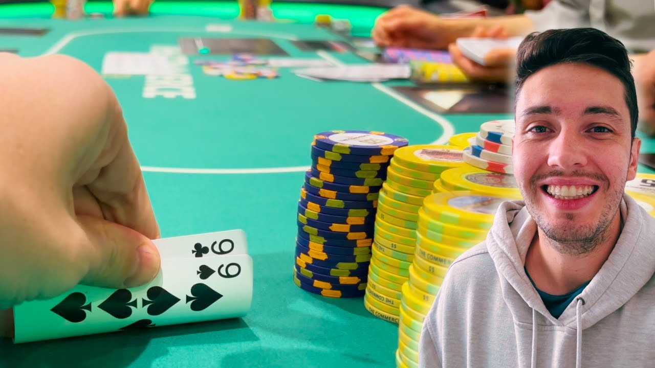 THREE Way All-In For $4,800 Pot With a SET!! INSANE Hand!!