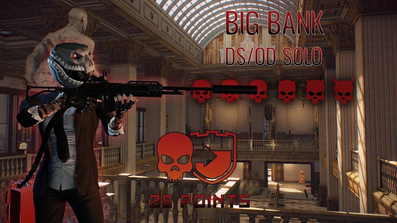 PAYDAY 2 - Anarchist DMR Build, Big Bank DS/OD No (AI/Downs/Converts/Aim)