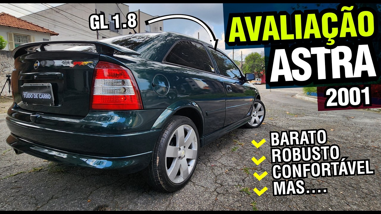 Avaliação Chevrolet Astra GL 1.8 - 2001 - O melhor hatch médio que a GM já fez