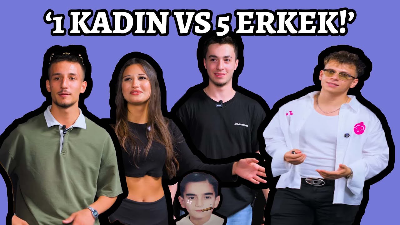 Tssigalko 1 KADIN VS 5 ERKEK İzliyor | KÖR BULUŞMA! @akturkkburak