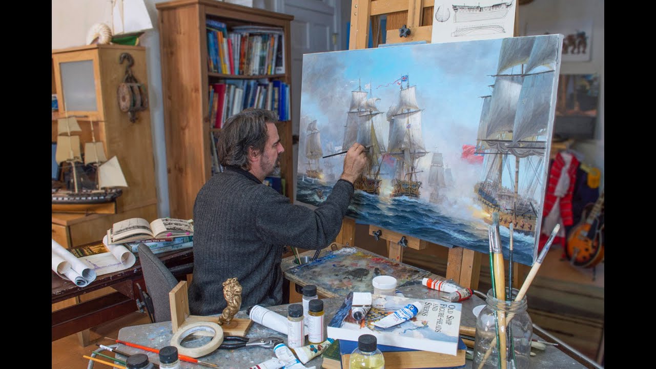 NMHS First Thursdays Seminar: Patrick O’Brien–Making a Maritime Painting