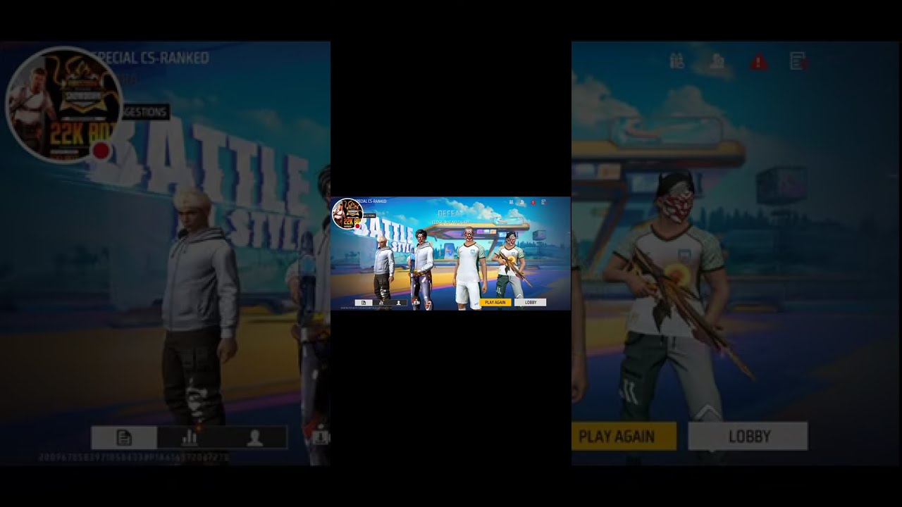 Free fire game play ⏯️ 