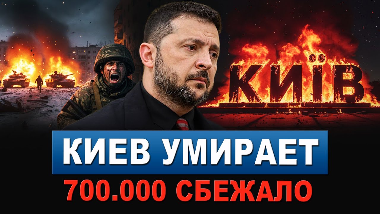 ⚡ Сейчас. Бегство 700.000 хуторян. Нет тепла и света. Катастрофа в Киеве. Новый удар "Орешника"