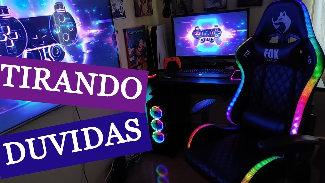 CADEIRA GAMER FOX RACER RGB - NÃO COMPREM ANTES DE VER ESSE VÍDEO ( melhor cadeira até mil reais )