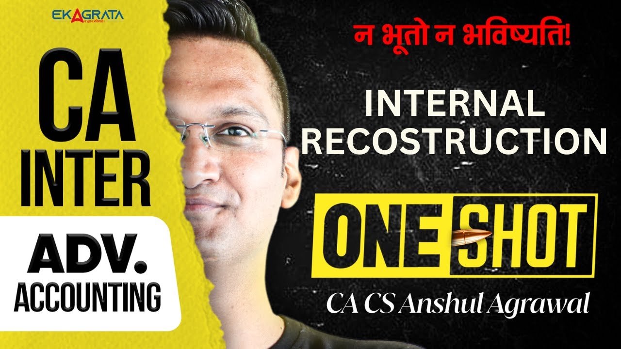 CA Inter Advanced Accounting | Internal Reconstruction Marathon | 2025 Exam-Focused Revision