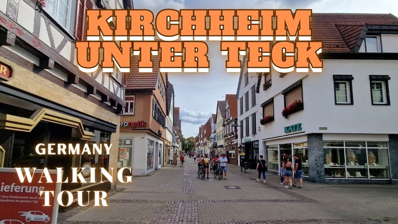 4K WALKING TOUR IN KIRCHHEIM UNTER TECK | GERMANY 🇩🇪