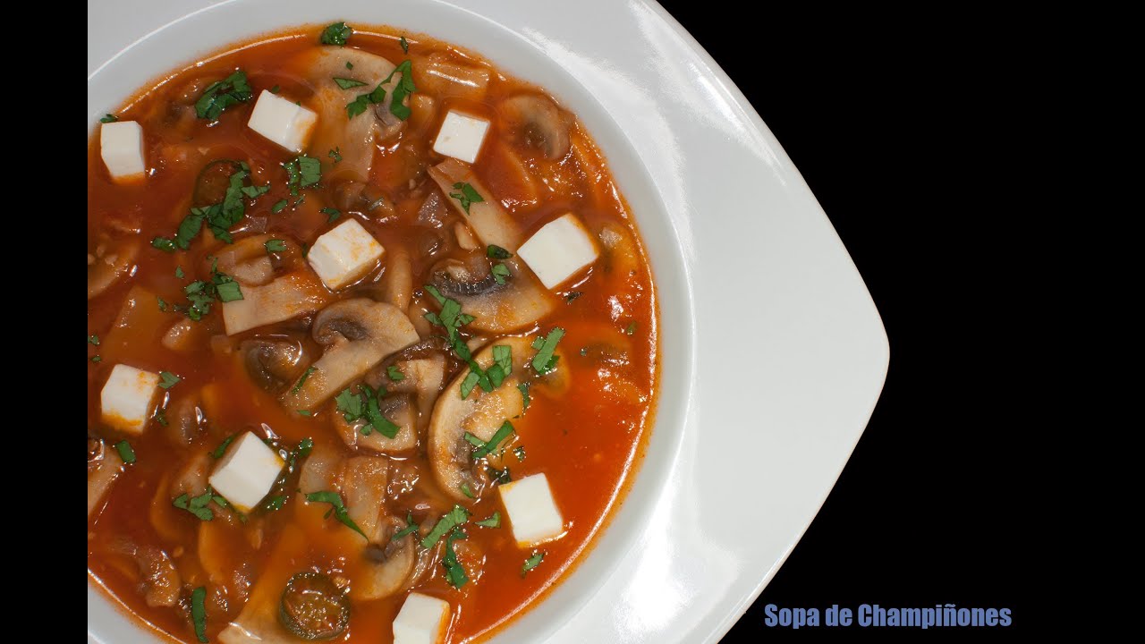 Sopa de Champiñones