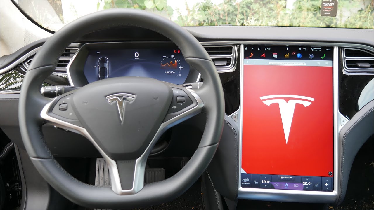 17 Zoll Auto Display - Tesla Model S Bildschirm Erklärt