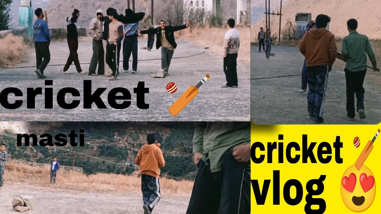 Aj cricket bhi hua aur kaafi enjoy bhi kiya