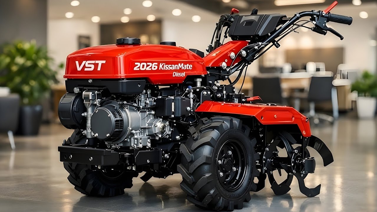 2026 VST KissanMate डीजल पावर टिलर 🚜 कम खर्च में ज्यादा ताकत | किसानों के लिए नंबर 1 मशीन!