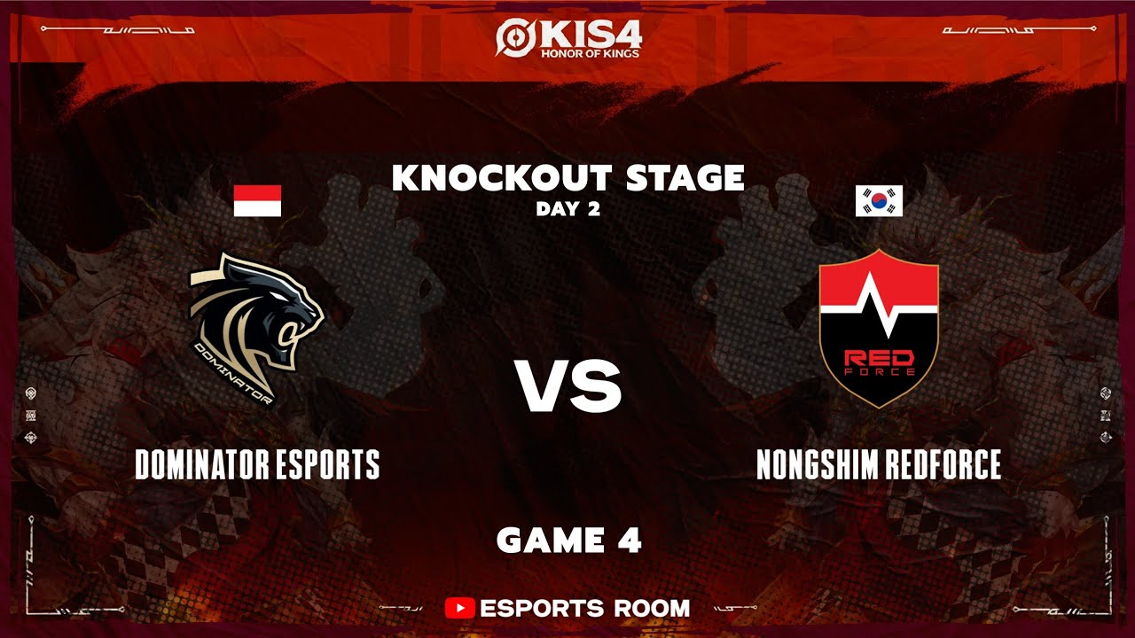 DOMINATOR ESPORTS vs NONGSHIM REDFORCE - Game 4 | HOK INVITATIONAL S4 - KNOCKOUT STAGE DAY 2
