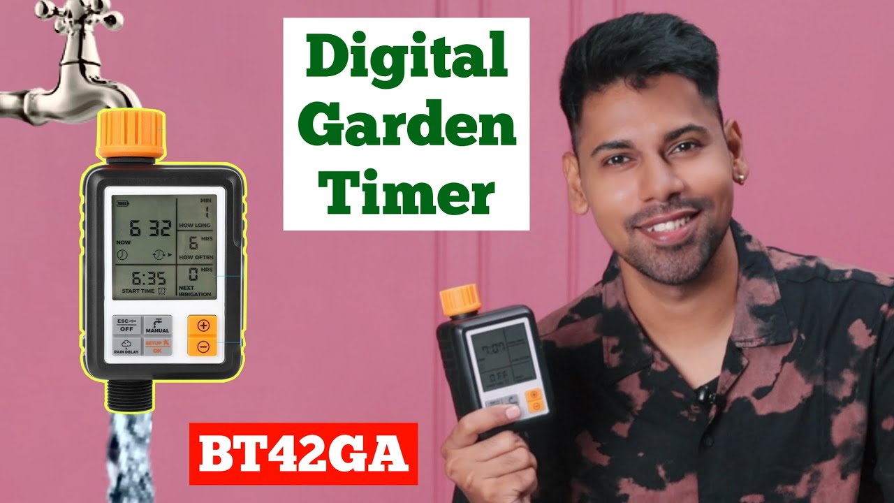 Best Automatic Digital Garden Water Timer | BlackT BT42G Automatic Digital Garden Water Timer