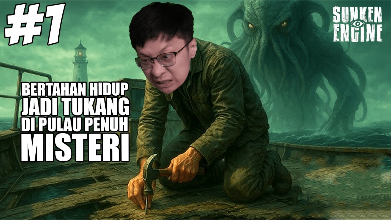 Bertahan HIDUP JADI TUKANG di PULAU PENUH MISTERI! - Sunken Engine Indonesia - Part 1