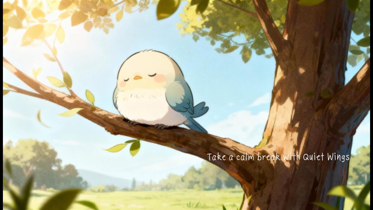 Quiet Bird Sleeping on a Branch | Lo-Fi Chill Beats for Relax & Focus | 1 hour