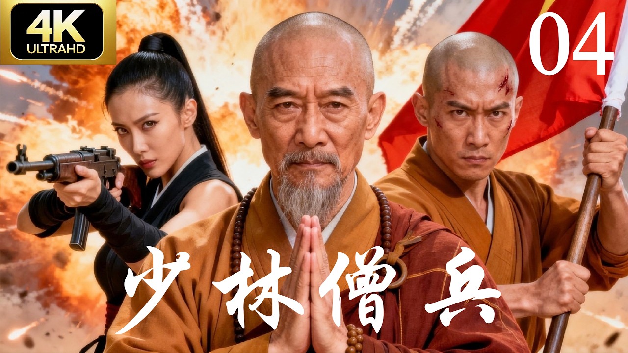 《少林僧兵》第04集｜国难危急，少林武僧强势反击｜4K经典抗日剧完整版⚔️