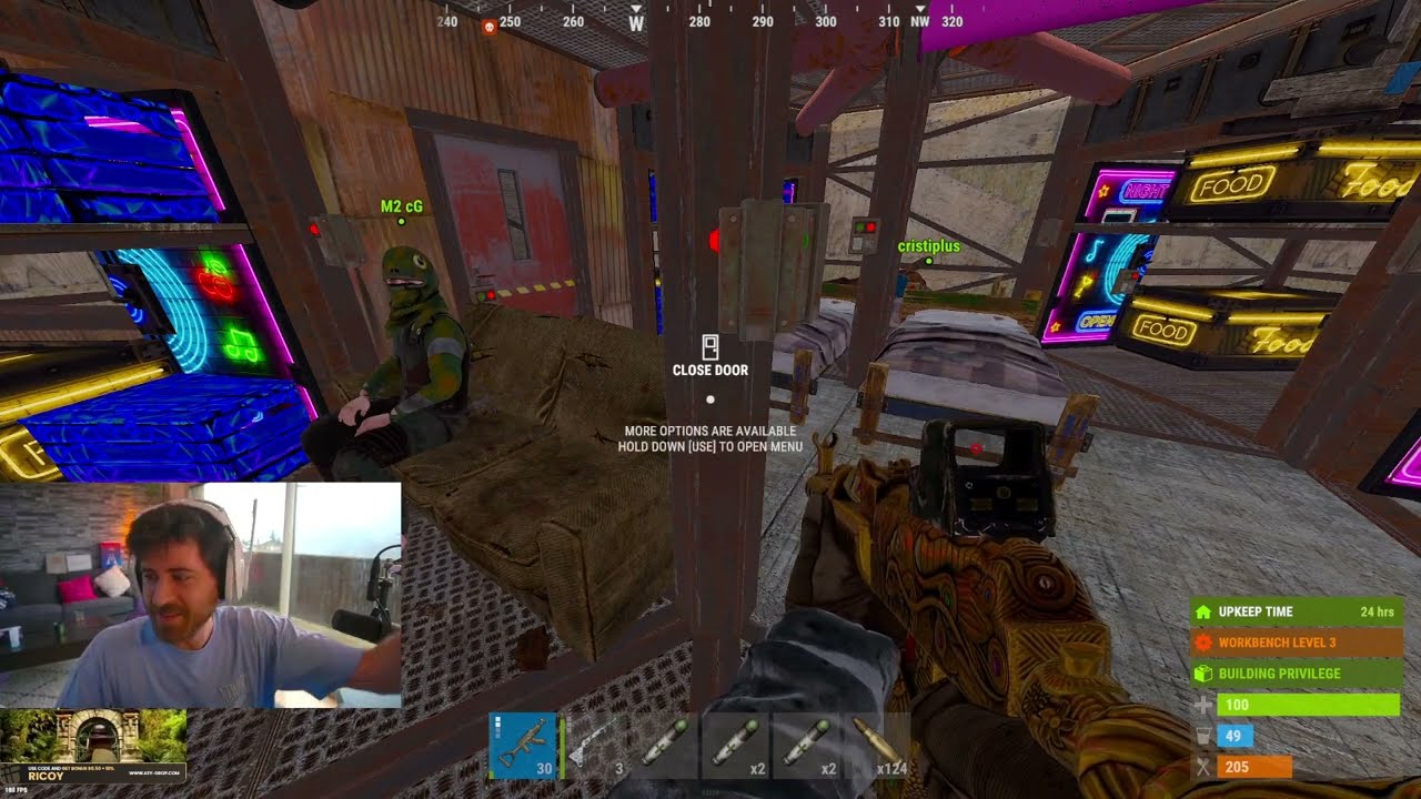 Le PICAMOS la BASE al VECINO mas PESADO - RUST SOLO YOLO - Día 6