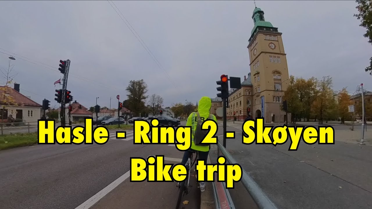 Hasle in Oslo East via the dreaded Ring 2 to the outskirts of Skøyen in Oslo West.