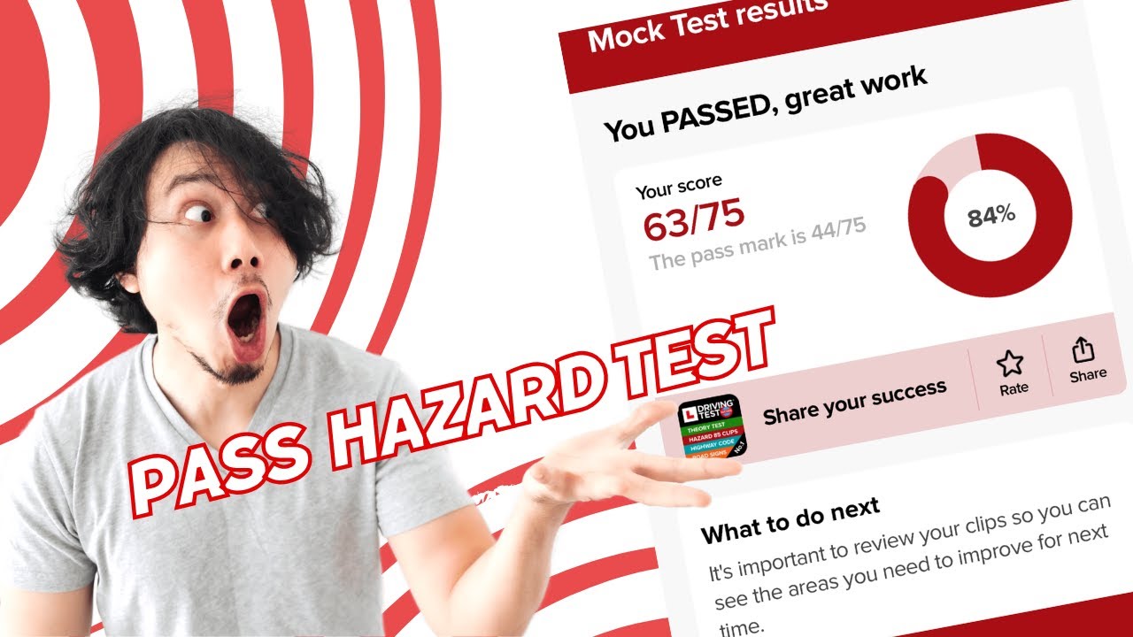 See What I Scored with Hazard Test! Hazard Perception Test Practice - Live Mock Test with Result