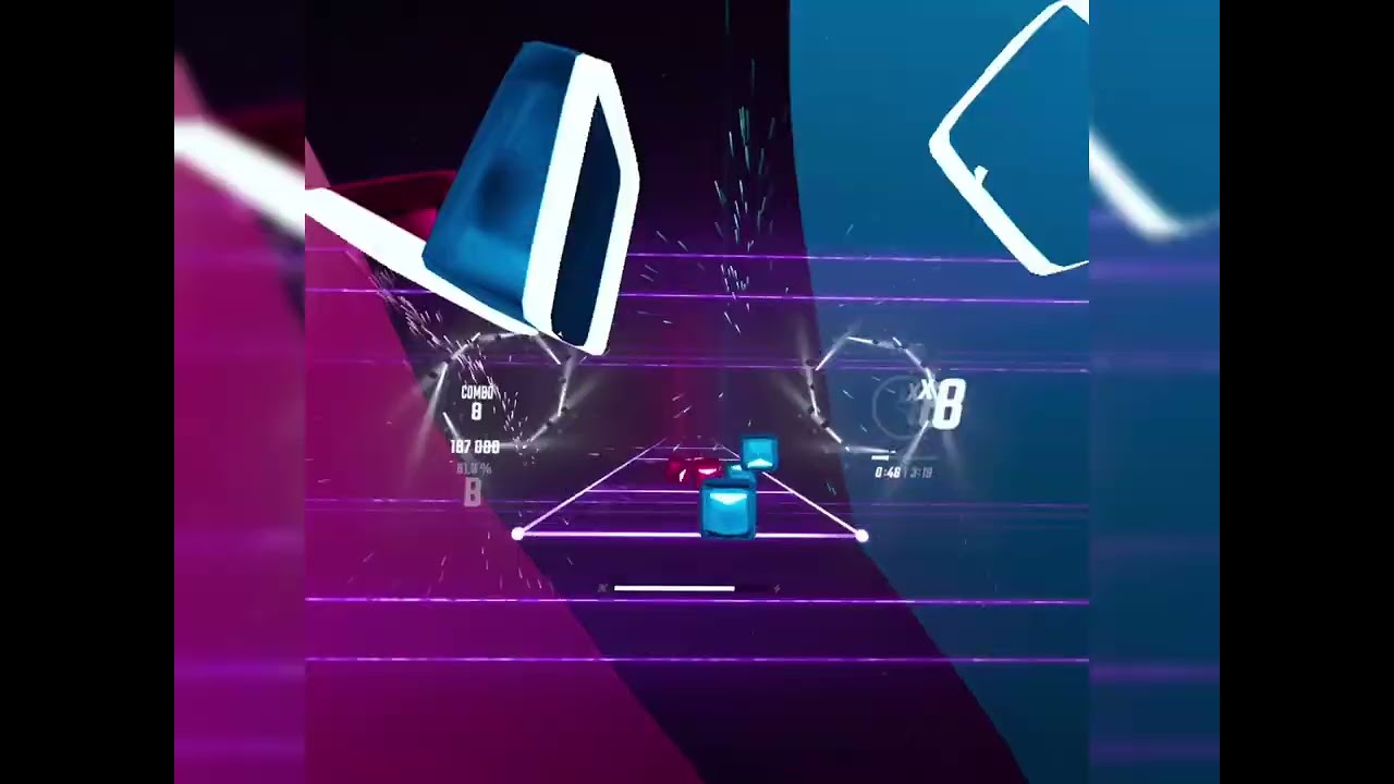 I BEAT TEMPO KATANA ON EXPERT WITH THE FASTER SONG MODIFIER (beat saber)
