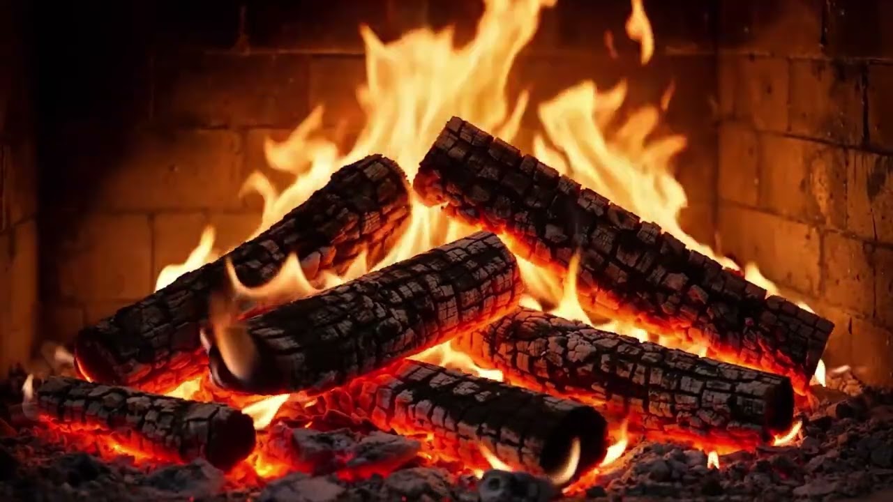 🔥 LIVE 4K Fireplace Sounds | Calm Indoor Fire Ambience
