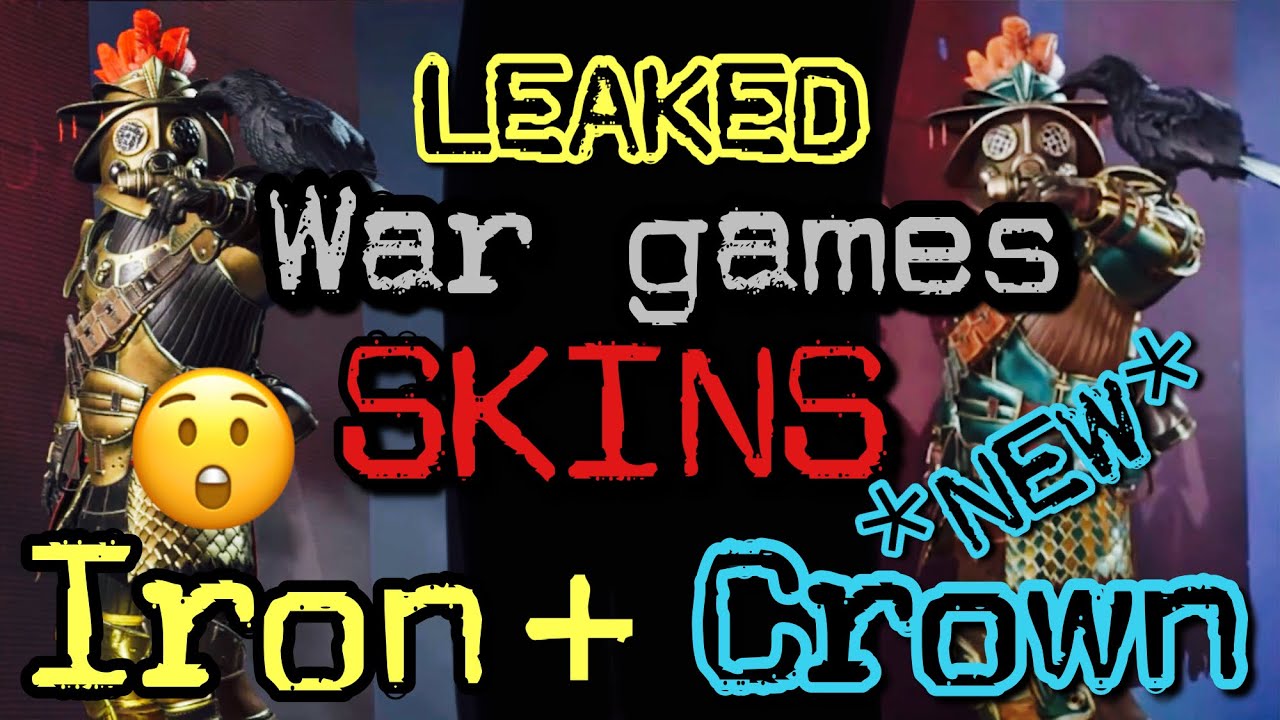 *CRAZY*(LEAKED WAR GAMES+IRON CROWN SKINS GLITCH!!)-Apex Legends