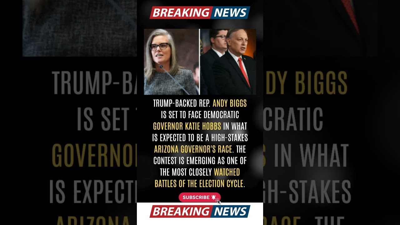 Trump Backed Andy Biggs Takes on Katie Hobbs in Arizona Showdown!