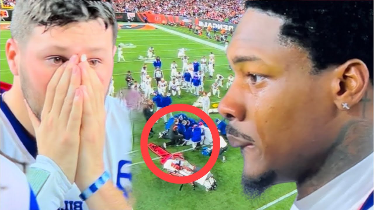 Bills React To Damar Hamlin Near Death (Josh Allen Can&rsquo;t Stop Crying)