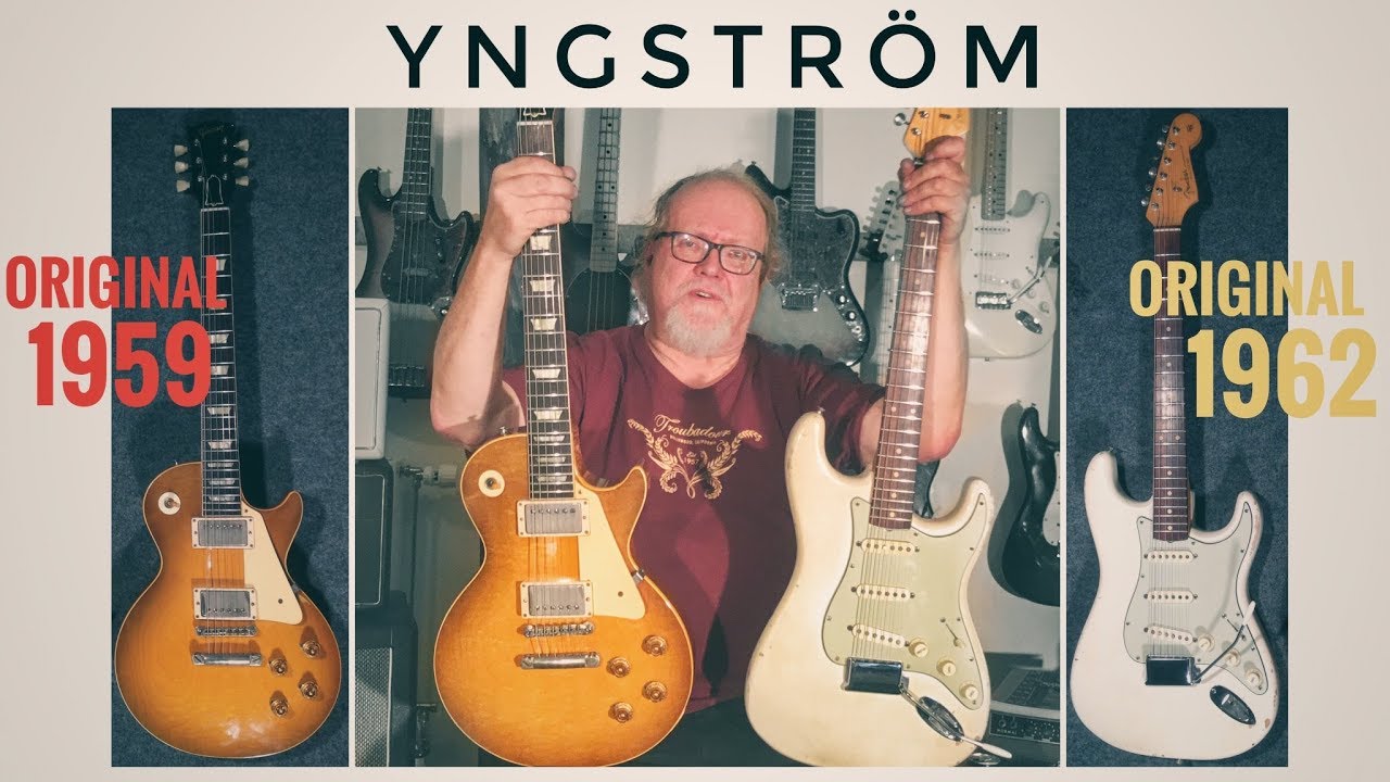 Legendary Blues Artist Clas Yngström Compares Original 1959 Les Paul to Original 1962 Stratocaster!