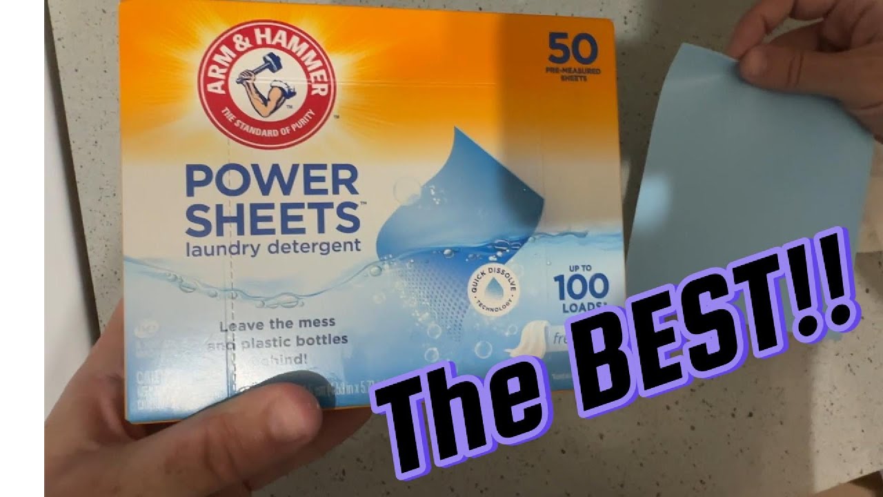 Review | Arm & Hammer Power Sheets Laundry Detergent