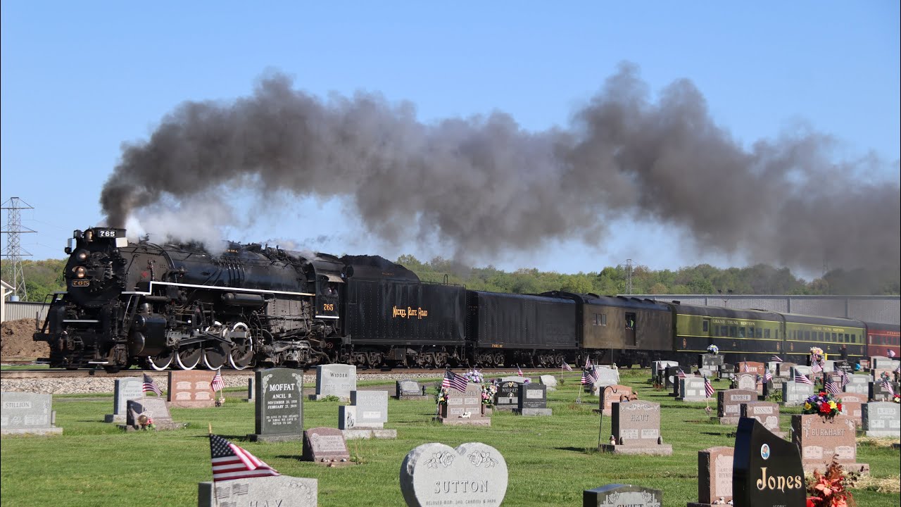 Historic NKP 765 Berkshire through the fields of Northeast Ohio