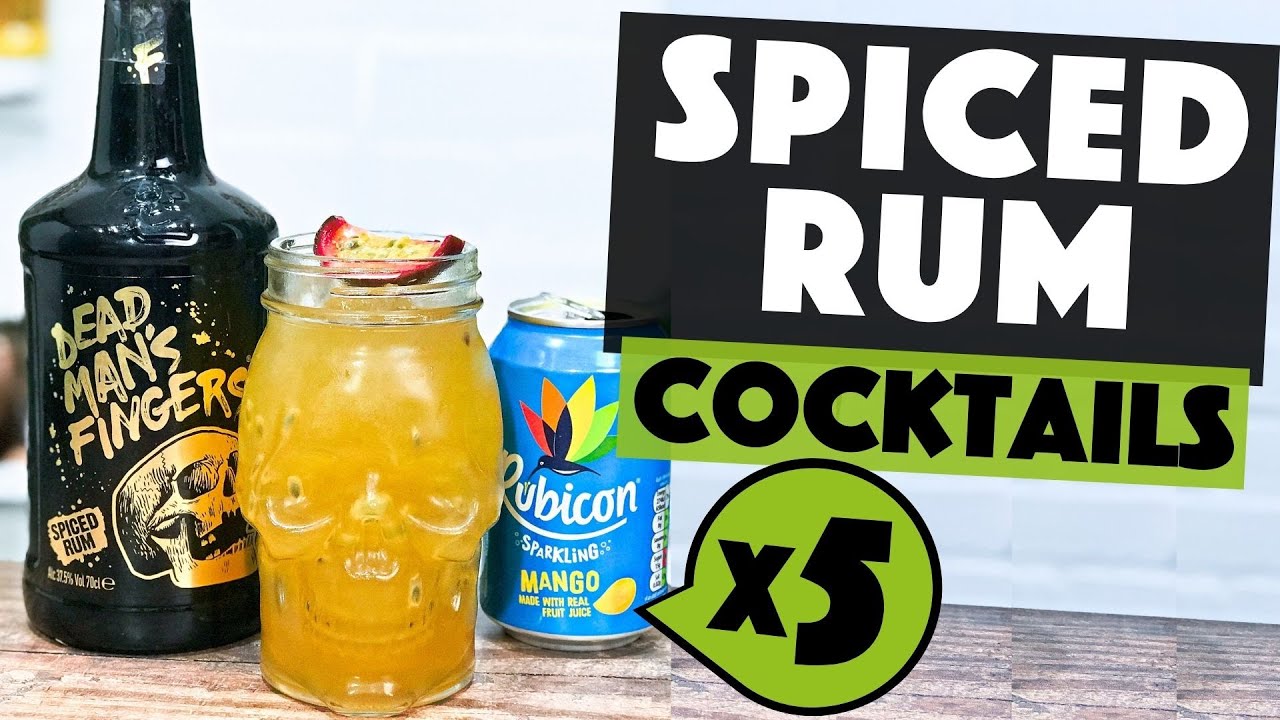 5 EASY Spiced Rum Cocktails | Easy Cocktails with Rum | Steve the Barman