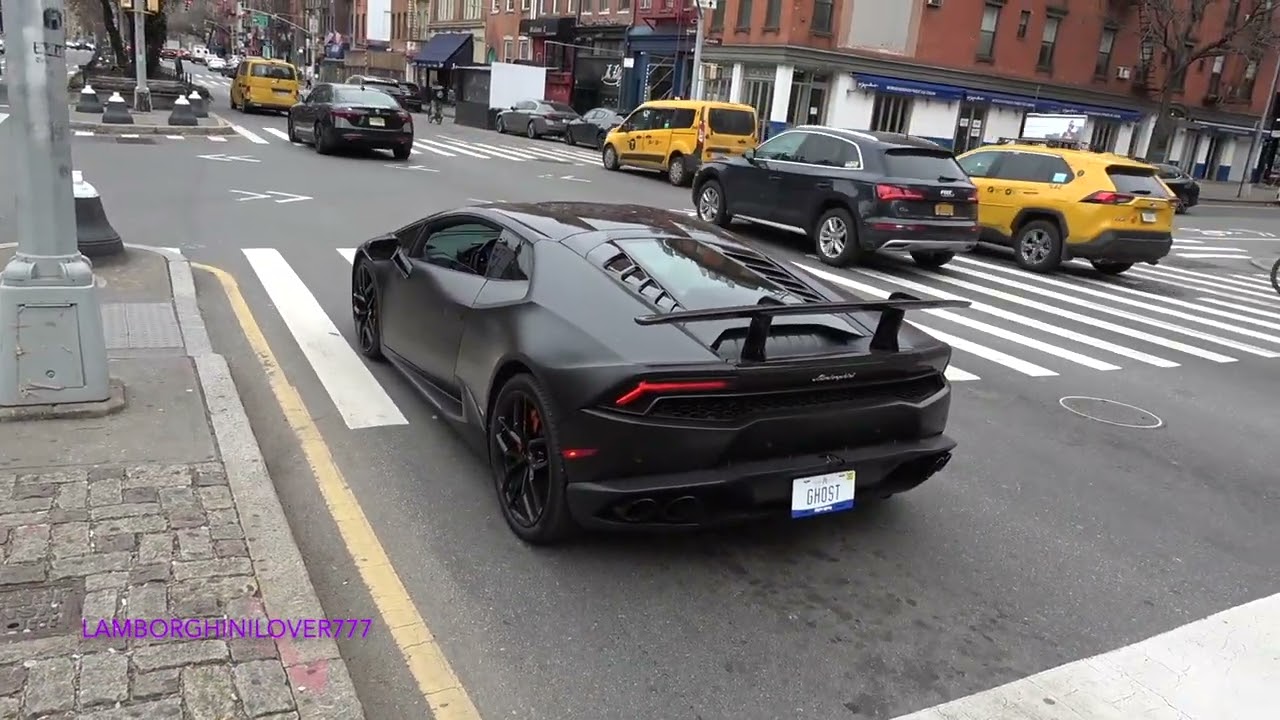 Supercars In New York (Loud Huracan, GT4 RS, Vanquish)