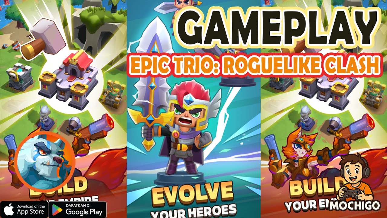 Epic Trio: Roguelike Clash Gameplay - Android / IOS