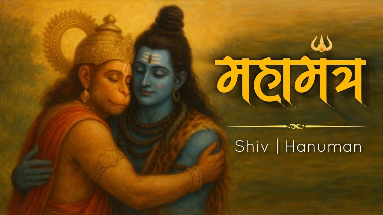 शिव हनुमान शक्ति मंत्र | Powerful Maha Mantra Chant | Divine prosperity | Aradhaka  #shiv #hanuman 