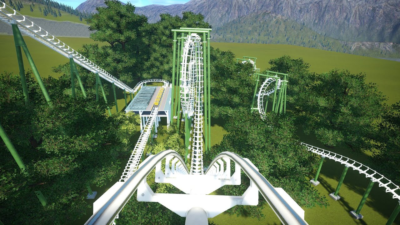 Python Efteling Netherlands  Front Seat Onride POV [Planet coaster]