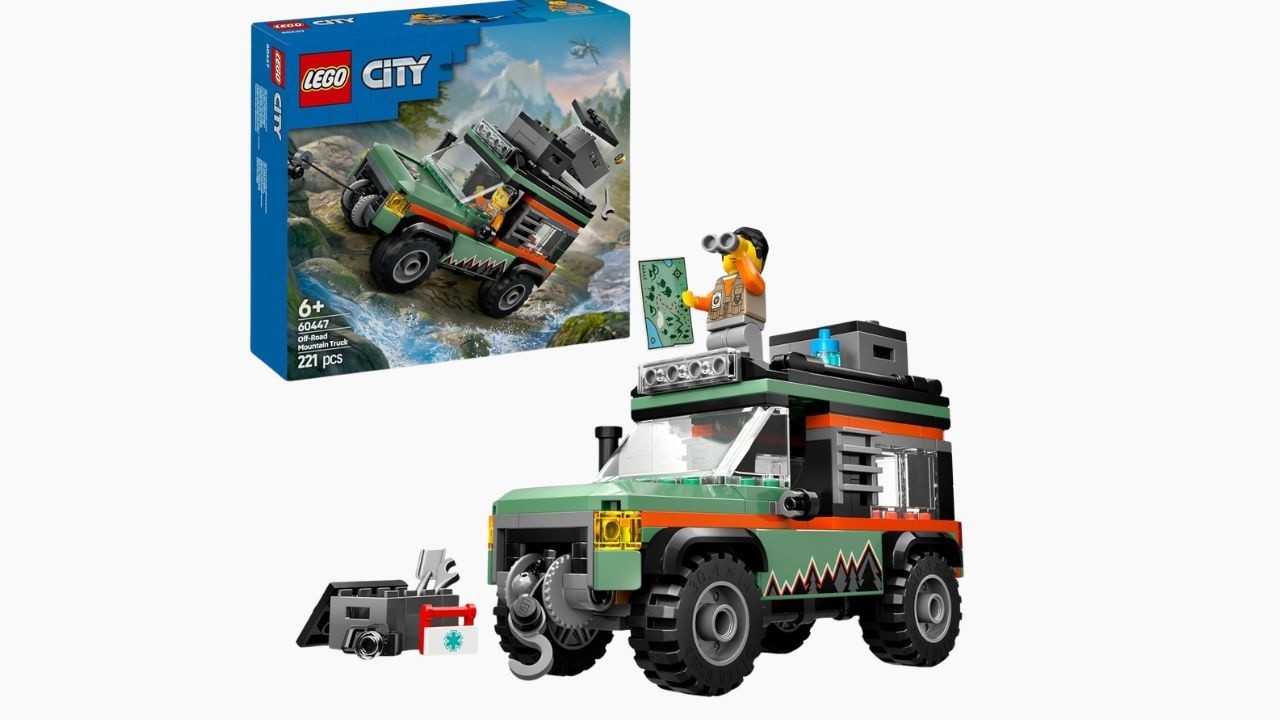 LEGO CITY Off Road Mountain Truck 60477 & HunMoc Build, Review and Inspiration