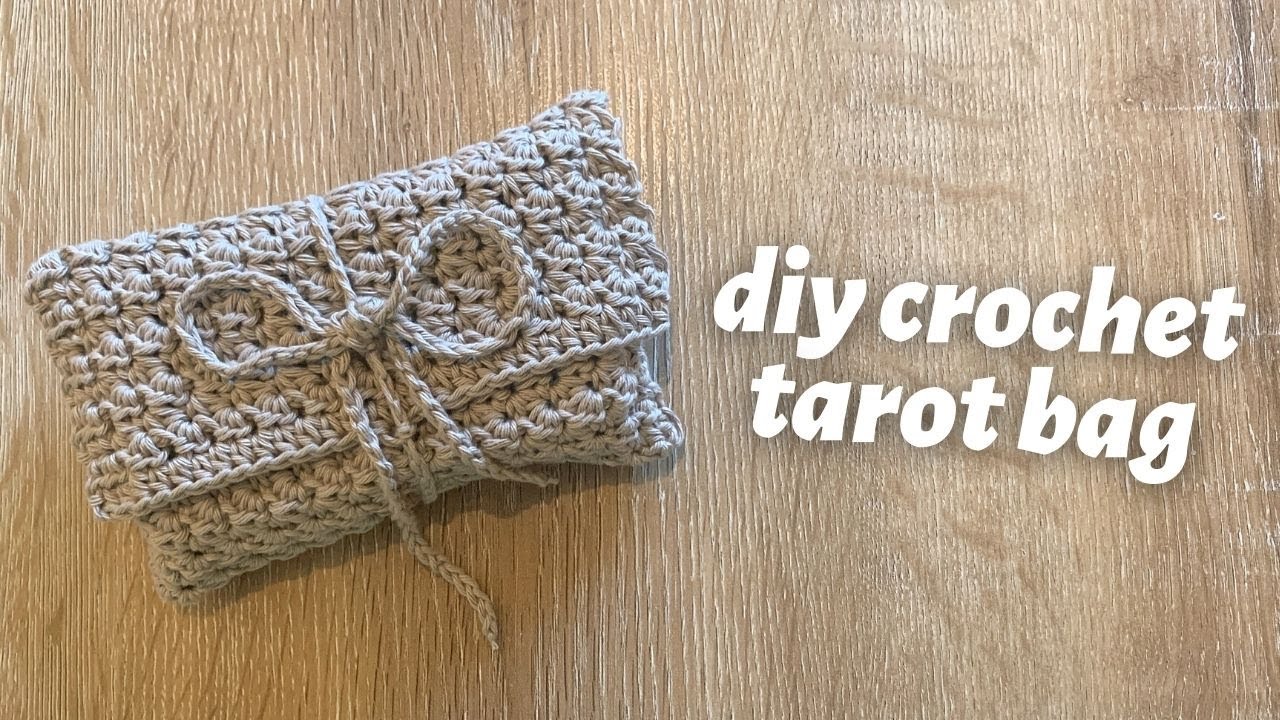 crochet your own tarot bag! ✨ witchy diy 🌙🔮
