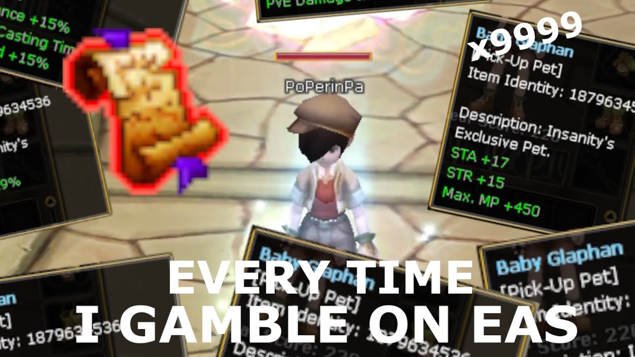 [Insanity Flyff] Every time I gamble on Epic Awakening Scrolls