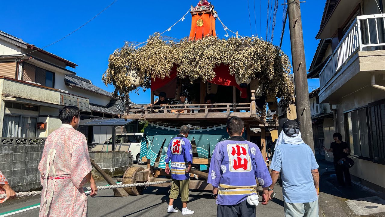 R5.7.17 徳島 海陽 宍喰八坂神社 祇園祭 だんじり(金幣仲・商人仲・鷲住仲)・関船・大山鉾 2023/07/17(月)