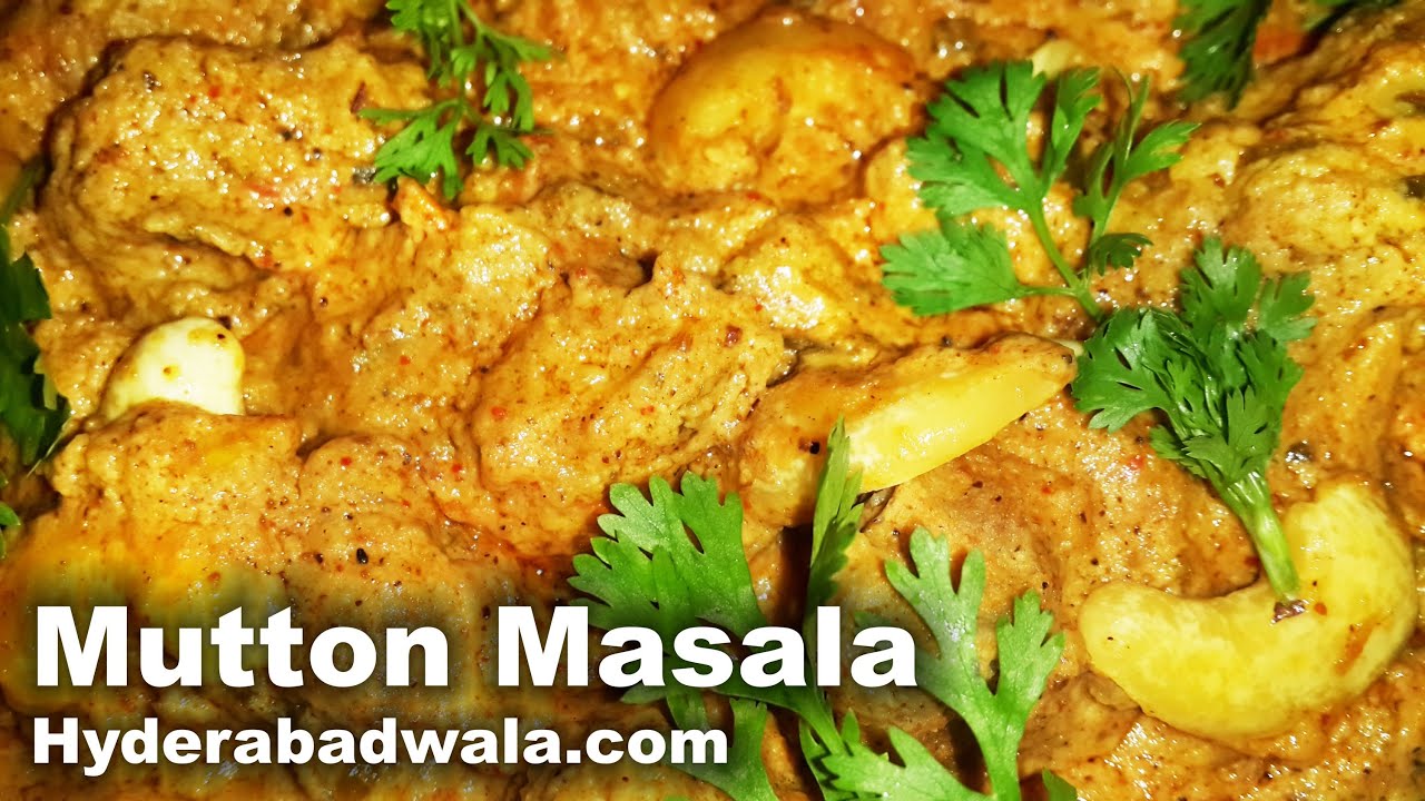Mutton Masala Recipe Video &ndash; How to Cook Hyderabadi Mutton Masala &ndash; Easy & Simple Cooking