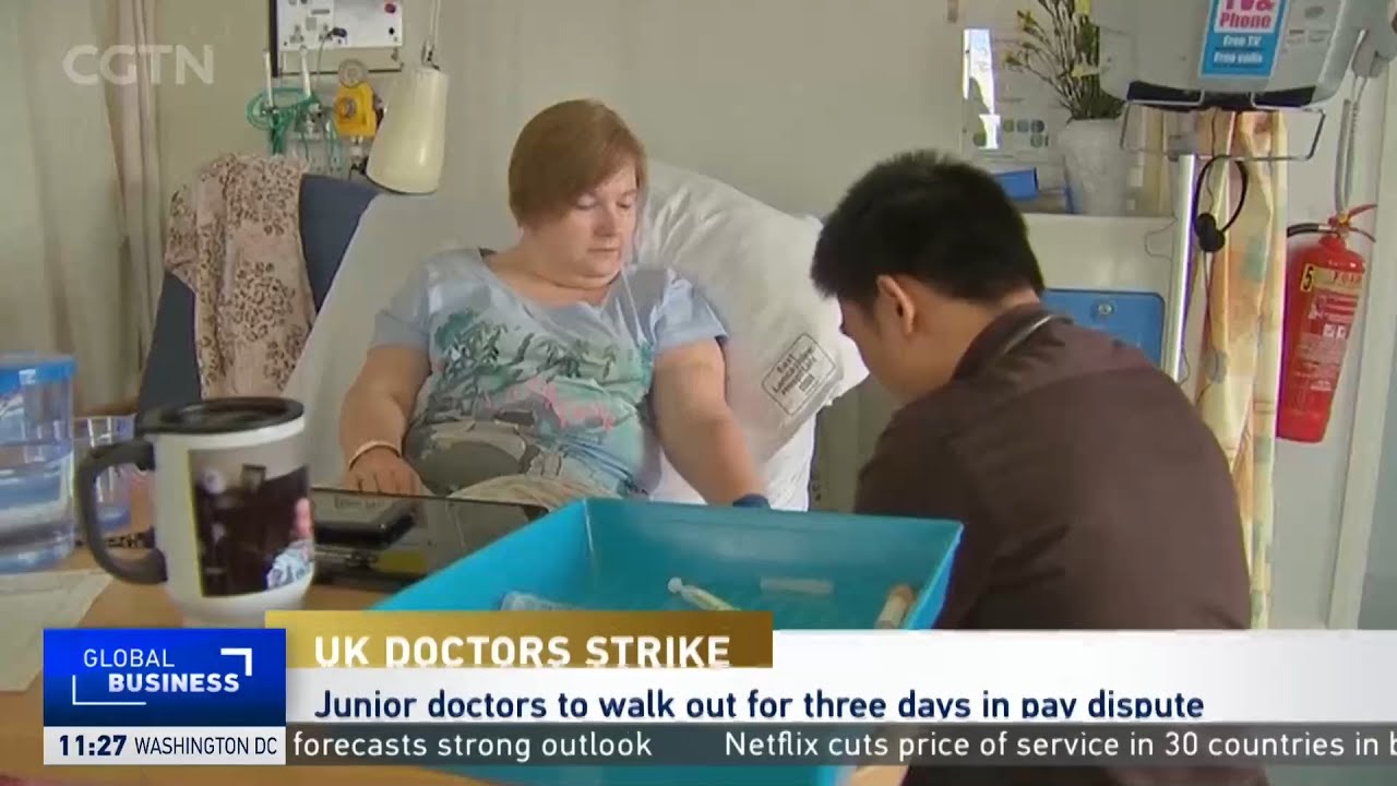 Junior doctors in the UK announce 3-day strike in March