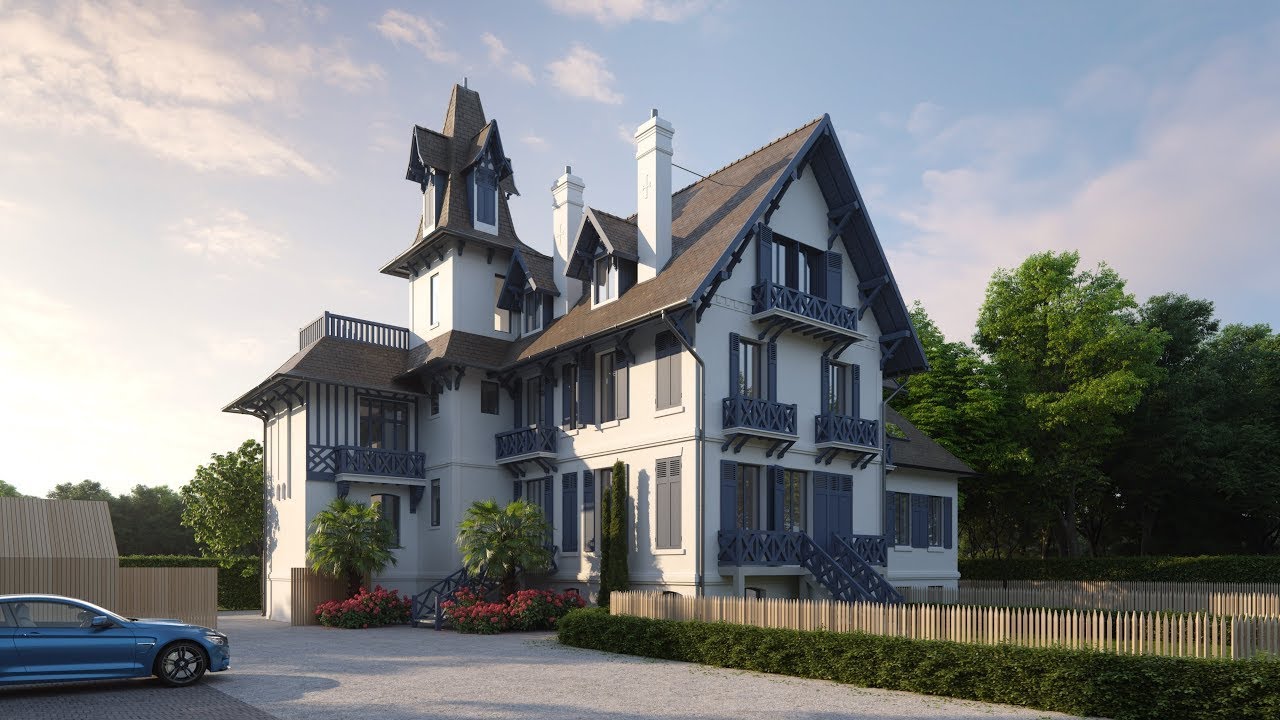 Trouville : Manoir de Hennequeville | Investissement Déficit Foncier & Vue Mer Exceptionnelle