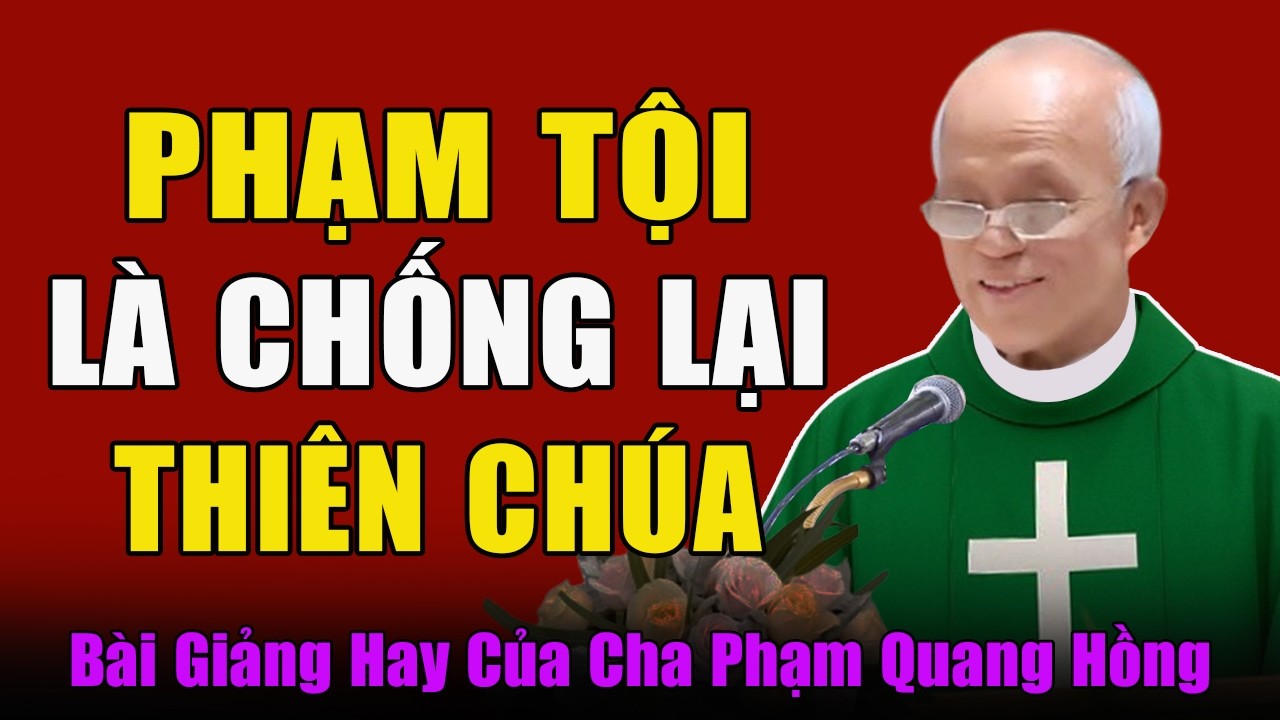 Khi Phạm Tội Là Lúc Chúng Ta Đang Chống Lại Thiên Chúa - Bài Giảng Của Cha Phạm Quang Hồng