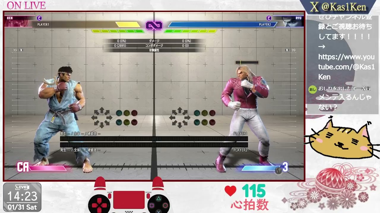 【スト6・Cケン/豪鬼】ラストランクマ 昼の部