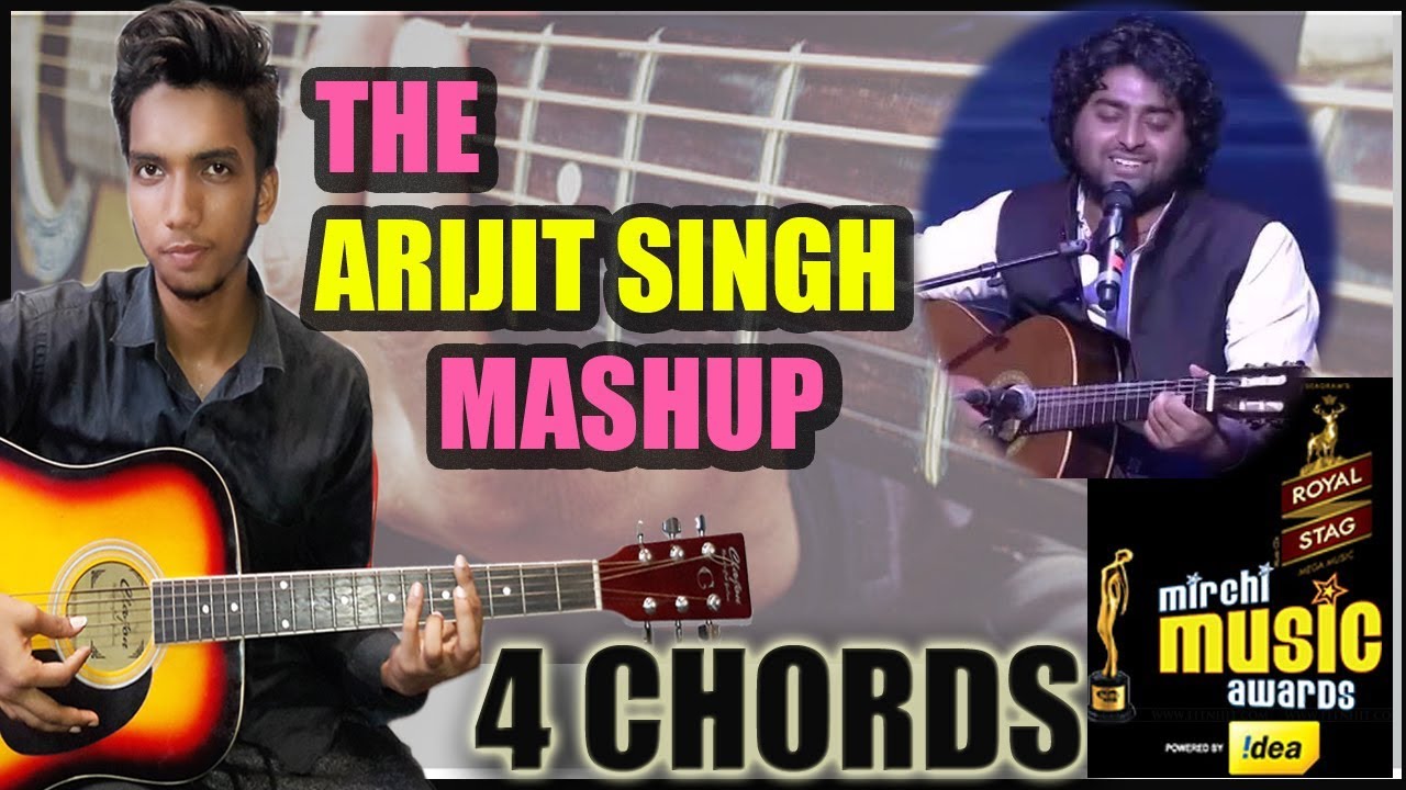 Arijit Singh - 6th Royal Stag Mirchi Music Awards Guitar Easy Chords Lesson Tutorial