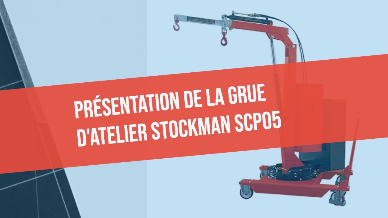 Présentation de la grue d’atelier STOCKMANN SCP05